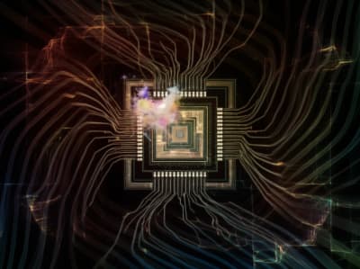 Quantum processor core with error correction algorithms