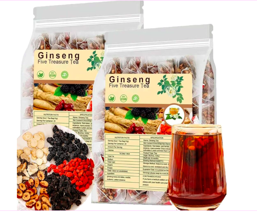 Ginseng Five Treasure Tea
