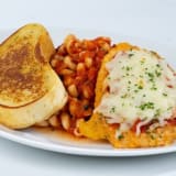 Chicken Parmesan with Marinara Pasta Image