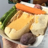 Cheese Fondue in a bread bowl Image