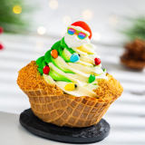 Tropical Holiday Tree Sundae Image