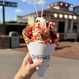 Minnie Sweet Strawberry Waffle Sundae Image