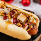 Holiday Dinner Hot Dog Image