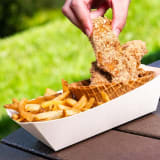 Waffle Cone Chicken Strips Image