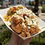 Chipotle Barbecue Pork and Street Corn Mini Corn Dogs Image
