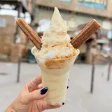 DOLE Whip Pineapple with Chili-Lime and Churro Sundae Image