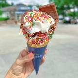 Celebration Waffle Cone Sundae Image