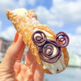 Cannoli with Mickey-shaped Chocolate Image