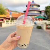 Peach Bubble Milk Tea Image
