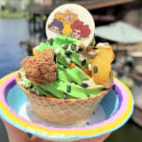 The Sanderson Sisters Caramel-Apple Pie Sundae Image