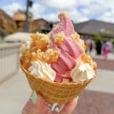 Peach-Raspberry Sundae Image