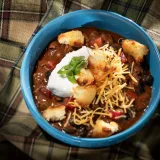 Spicy Black Bean-Mushroom Chili Image