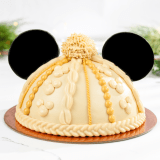 Mickey Sweater Hat Dome Cake Image
