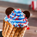 Patriotic Mickey Cupcake Image