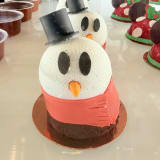 Snowman Pastry Image