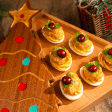 Boughs of Holly Deviled Eggs Image