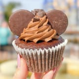 Mickey Espresso Cupcake Image