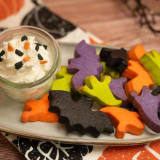 Spooky Mini Cookies and Dipping Cream Image