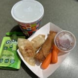 Pot Stickers and Egg Roll (Kids' Menu) Image
