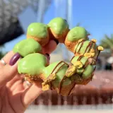Pistachio-Chocolate Mochi Doughnut Image