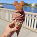 Mickey Gingerbread Cone Image