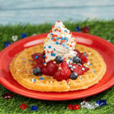 Red, White, and Blue Waffle Image