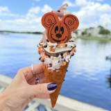 Pumpkin Mickey Cone Image