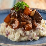 Beef Bourguignon with crushed potatoes Image