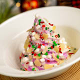 Sugar Plum-Vanilla Soft-serve Sundae Image