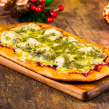 Italian Sausage and Meatball Lasagna Flatbread Image