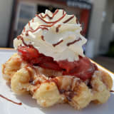 Liege Waffle with Whipped Cream Image