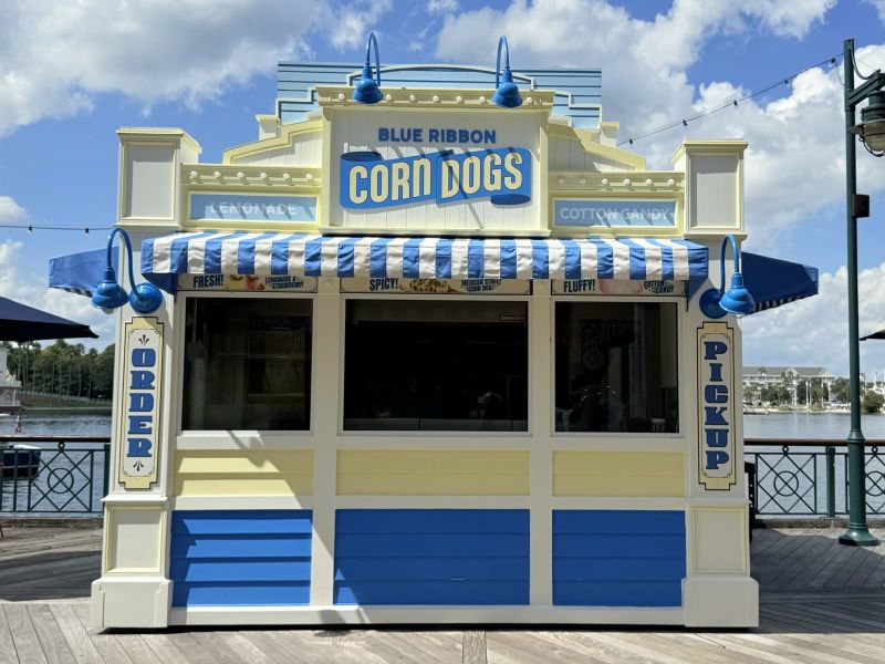 🌭New Blue Ribbon Corn Dogs is now open at Disney’s Boardwalk!! Image