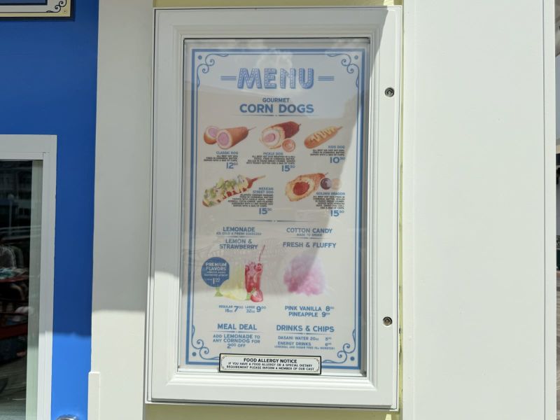 Blue Ribbon Corn Dogs Menu Image