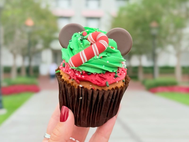 1.Holiday Mickey Cupcake (7.5/10) Image