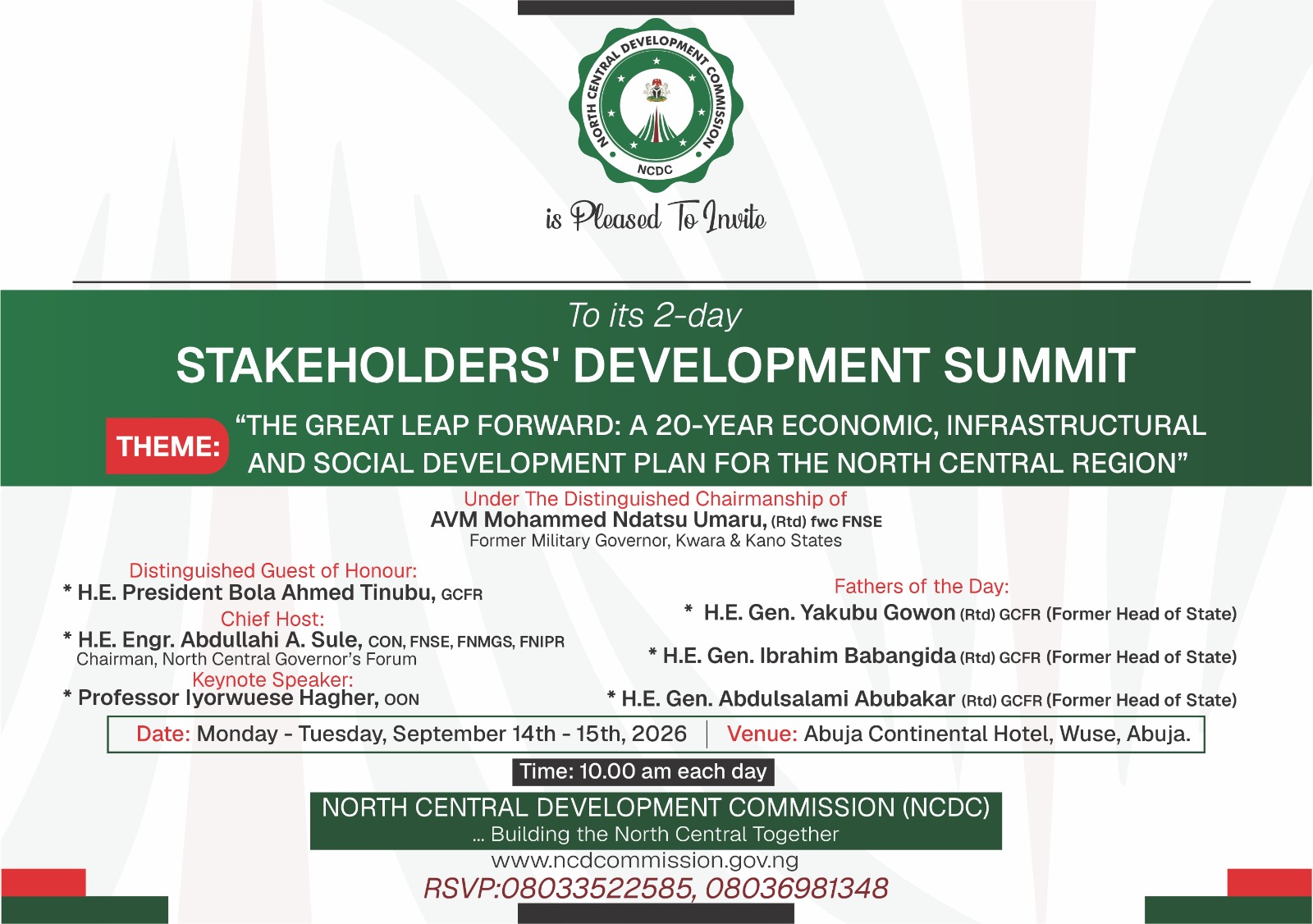 NORTH CENTRAL DEVELOPMENT COMMISSION HOSTS FIRST DEVELOPMENT SUMMIT summit update from the North Central Development Commission