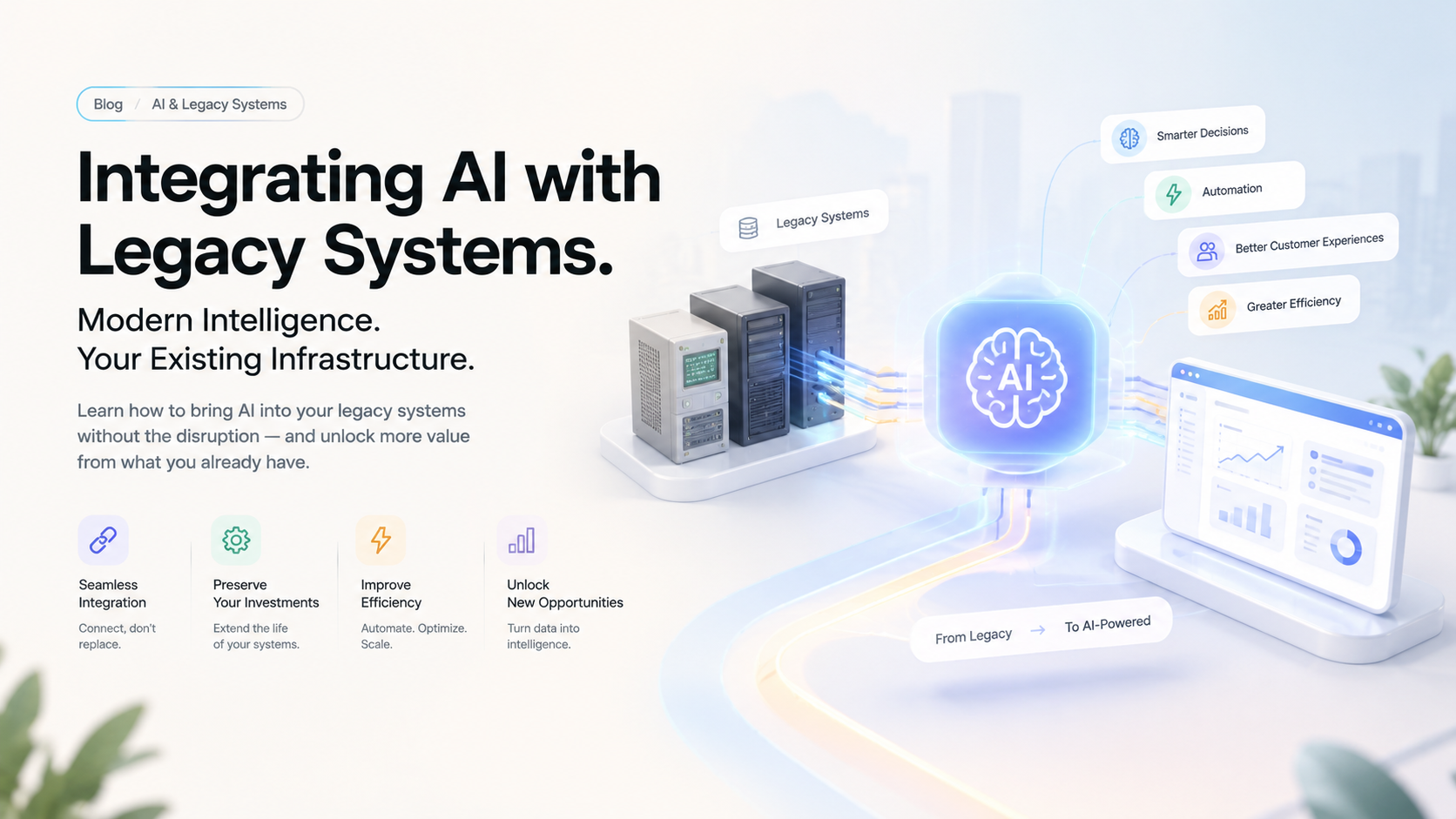 Can AI Agents Work With Your Legacy Systems? How to Connect, Modernize or Rebuild (2027 Guide)