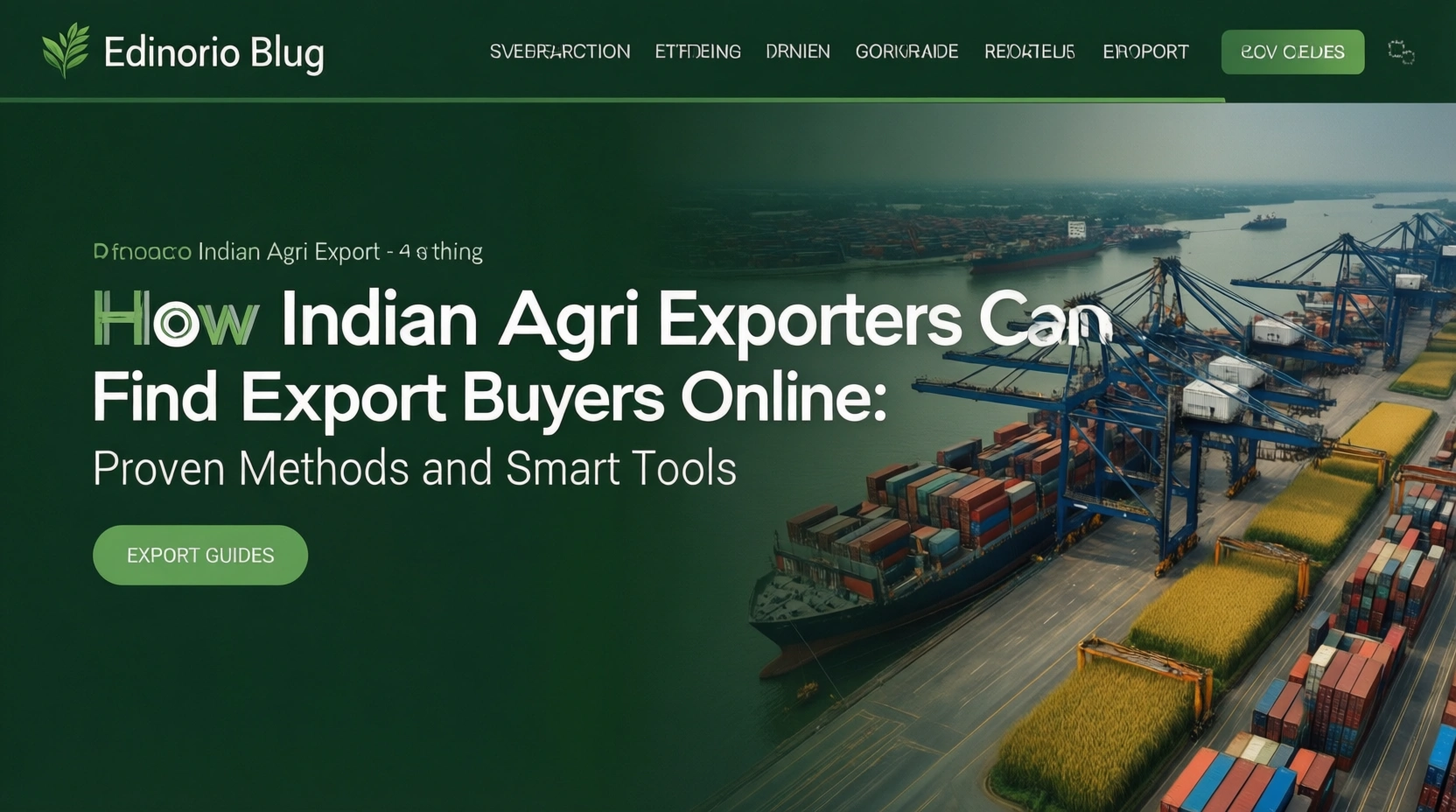 How Indian Agri Exporters Can Find Export Buyers Online: Proven Methods and Smart Tools
