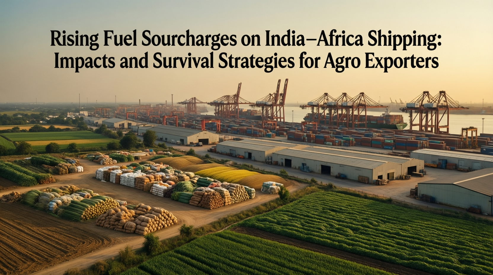 Rising Fuel Surcharges on India–Africa Shipping: Impacts and Survival Strategies for Agro Exporters
