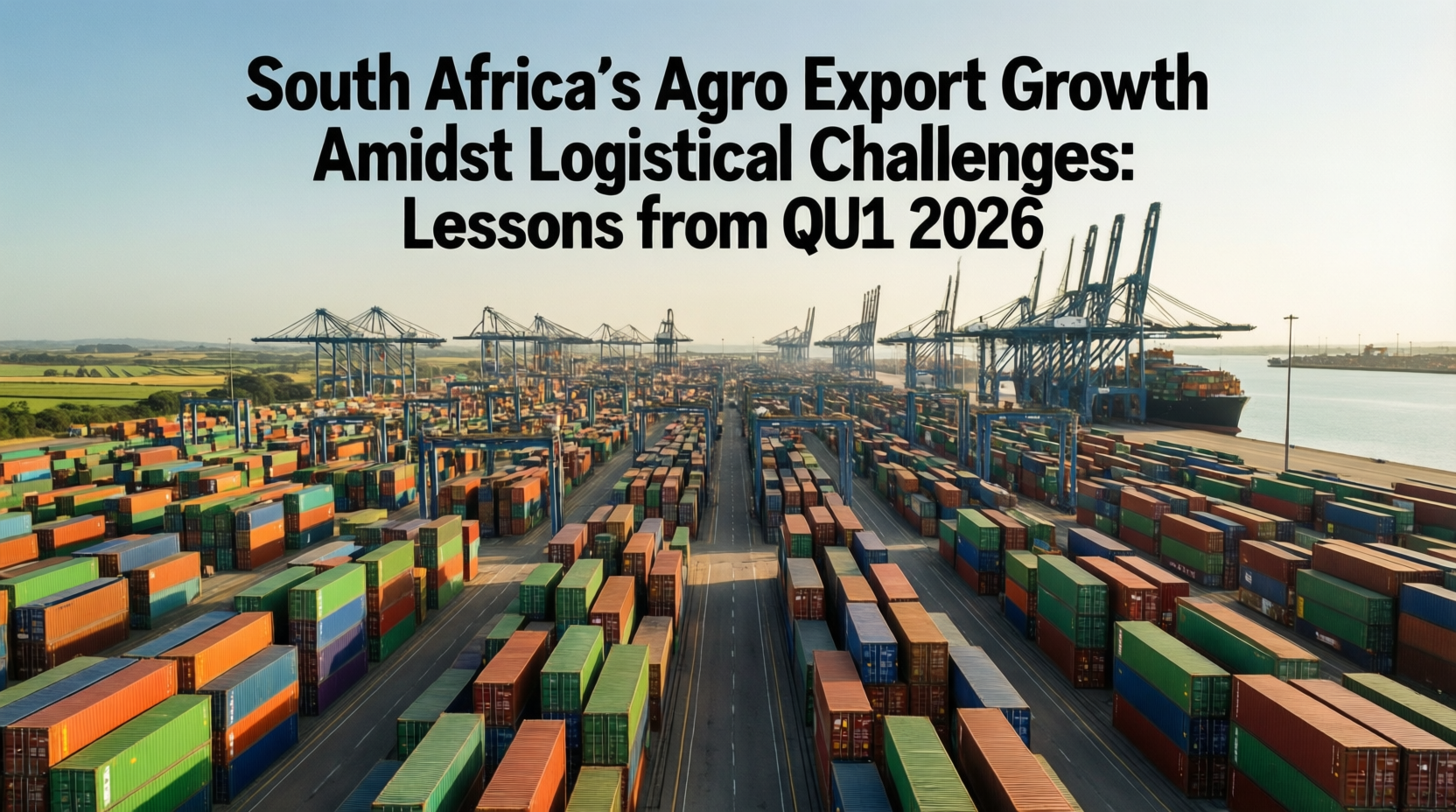 South Africa’s Agro-Export Growth Amidst Logistical Challenges: Lessons from Q1 2026