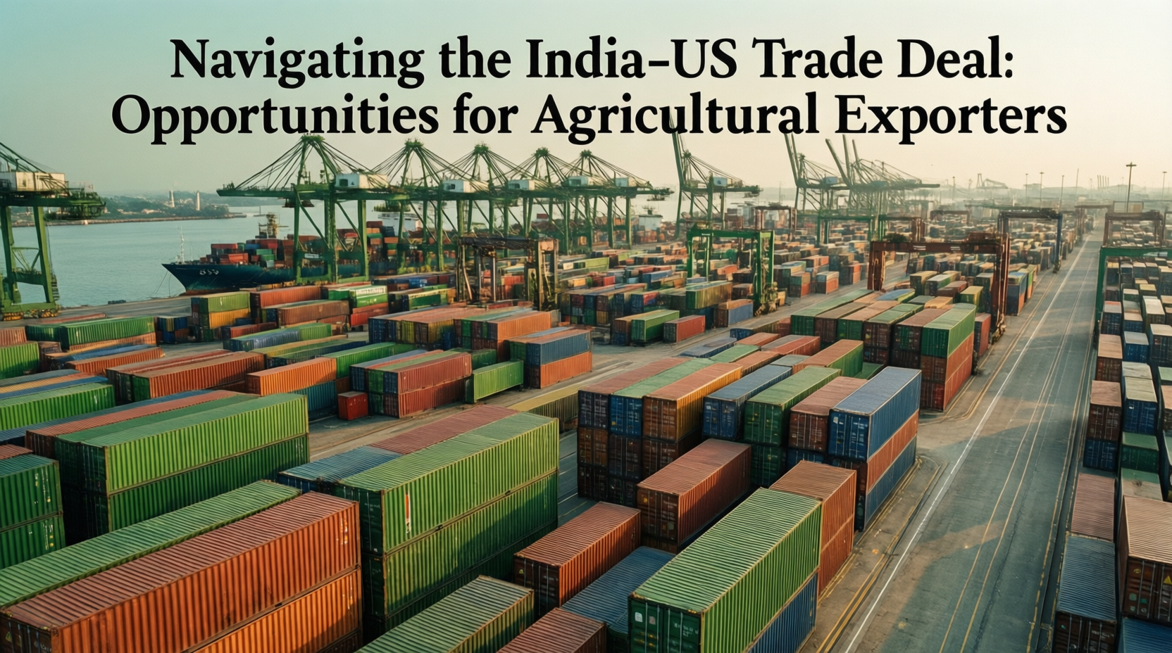 Navigating the India-US Trade Deal: Opportunities for Agricultural Exporters