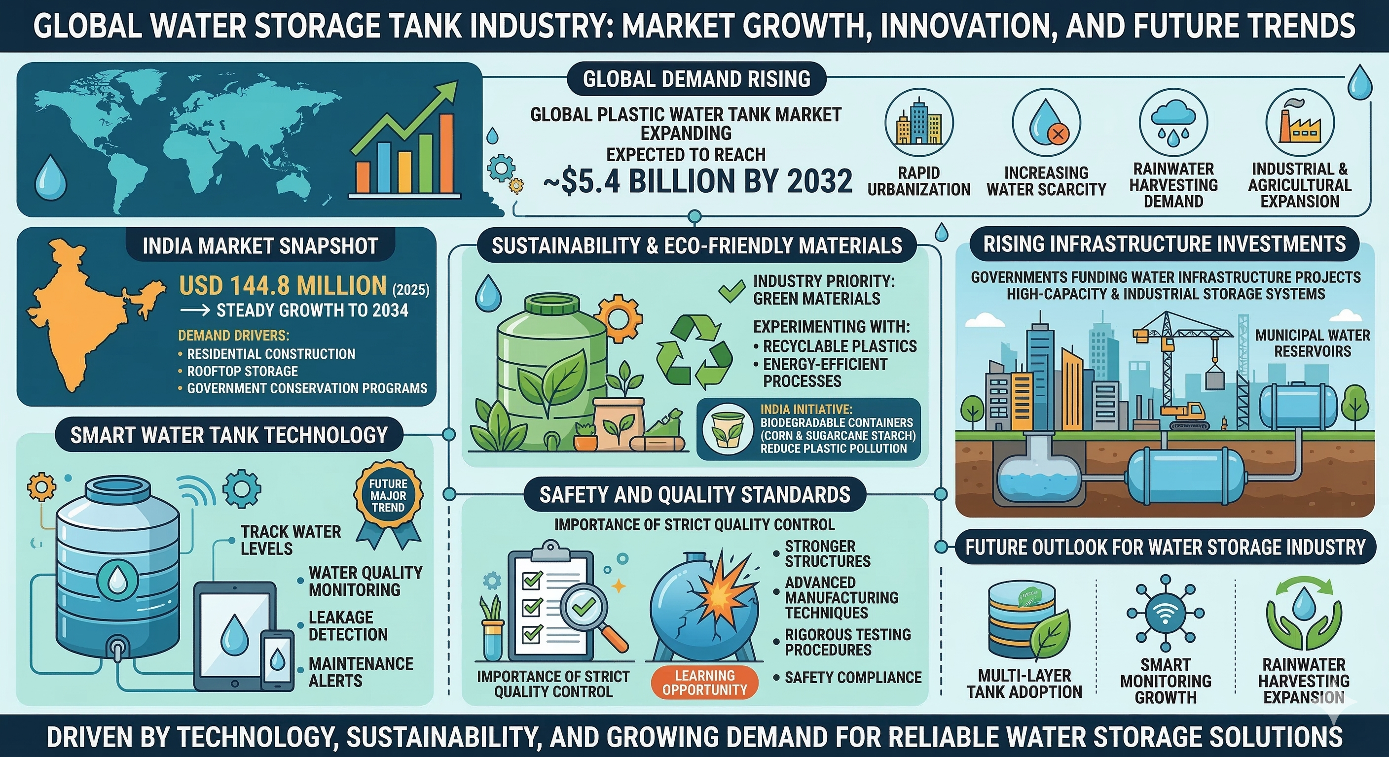 Water Tank Industry News & Market Trends 2026 | Global & India Updates