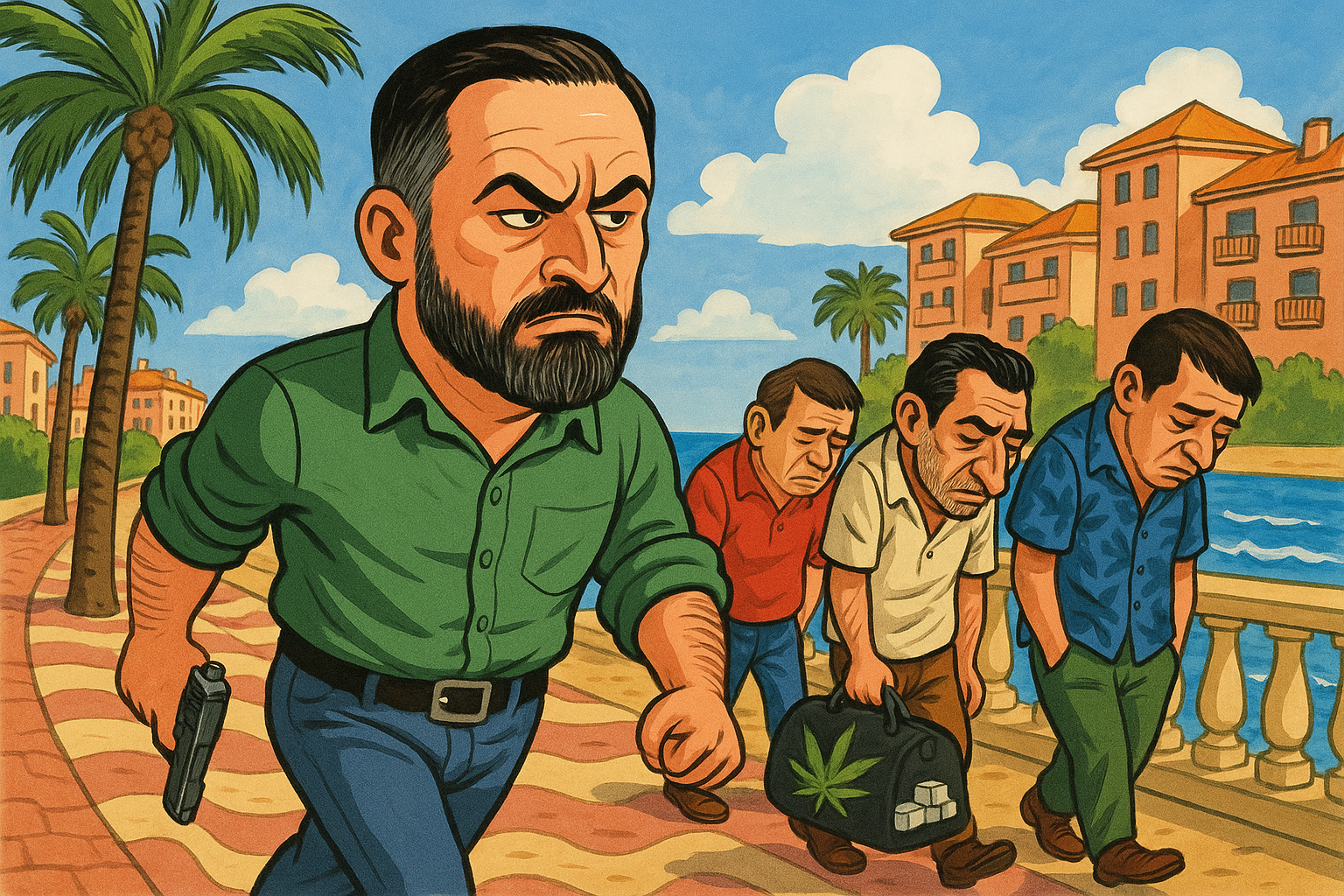 Abascal en Marbella: Ni buenos, ni vivos, que sean narcos... ¡pero mirando al suelo!