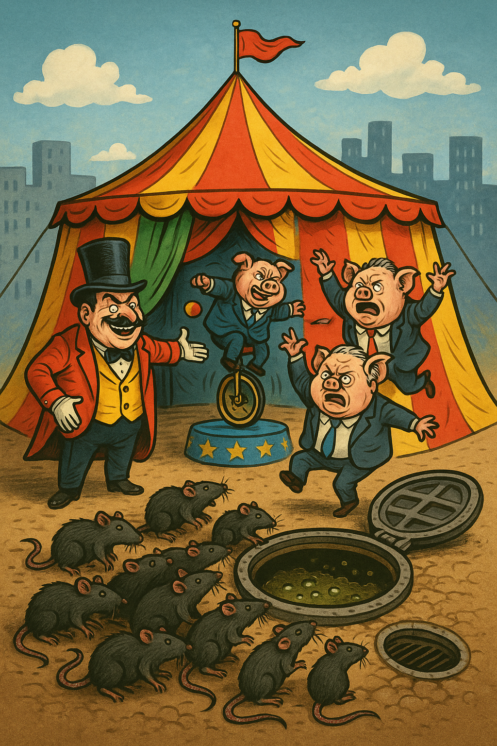 De Cloacas y Crías: El Circo Político en Ciclos Flixolé