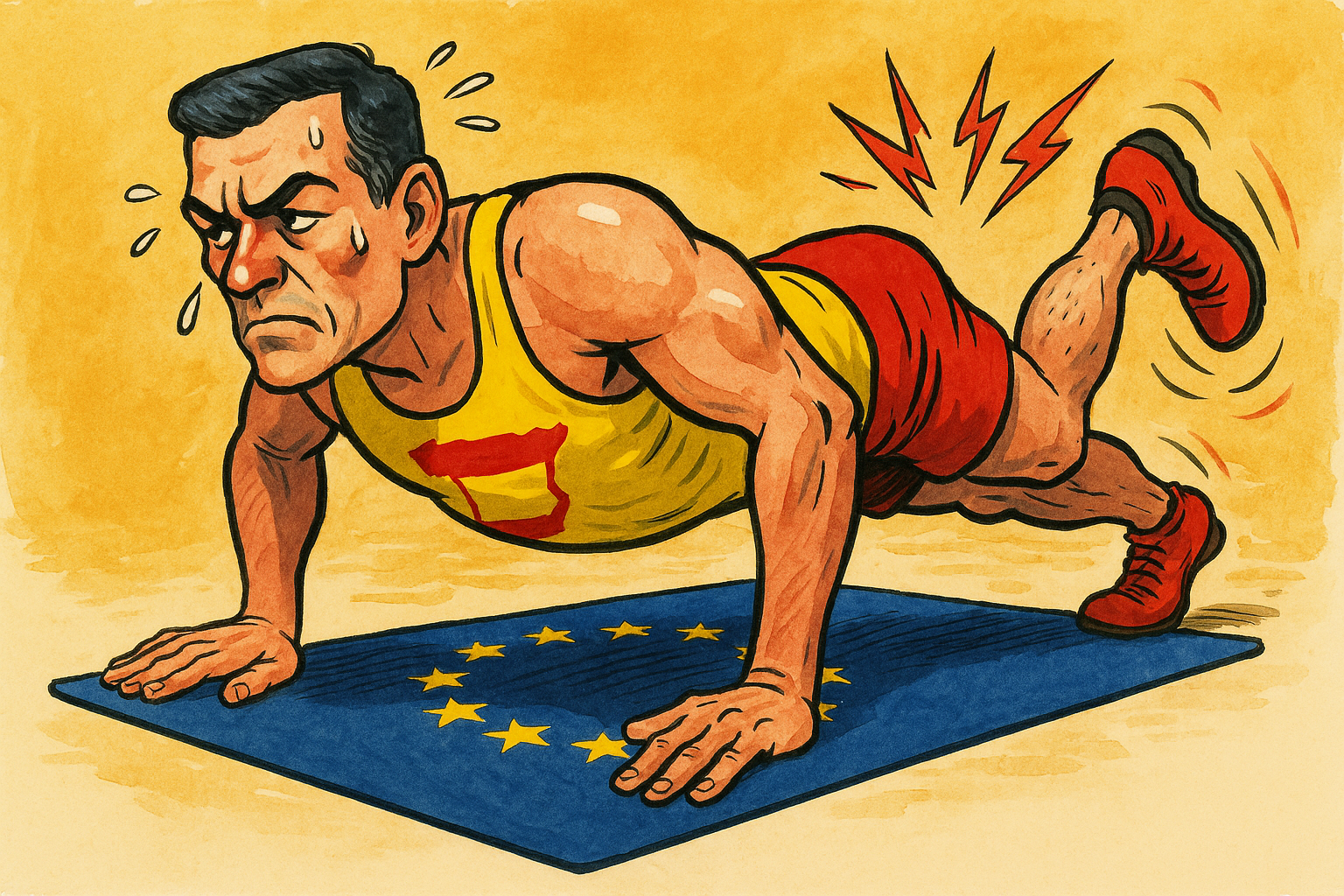 Cuando el músculo político se queda en calambres: España y sus 'flexiones' europeas