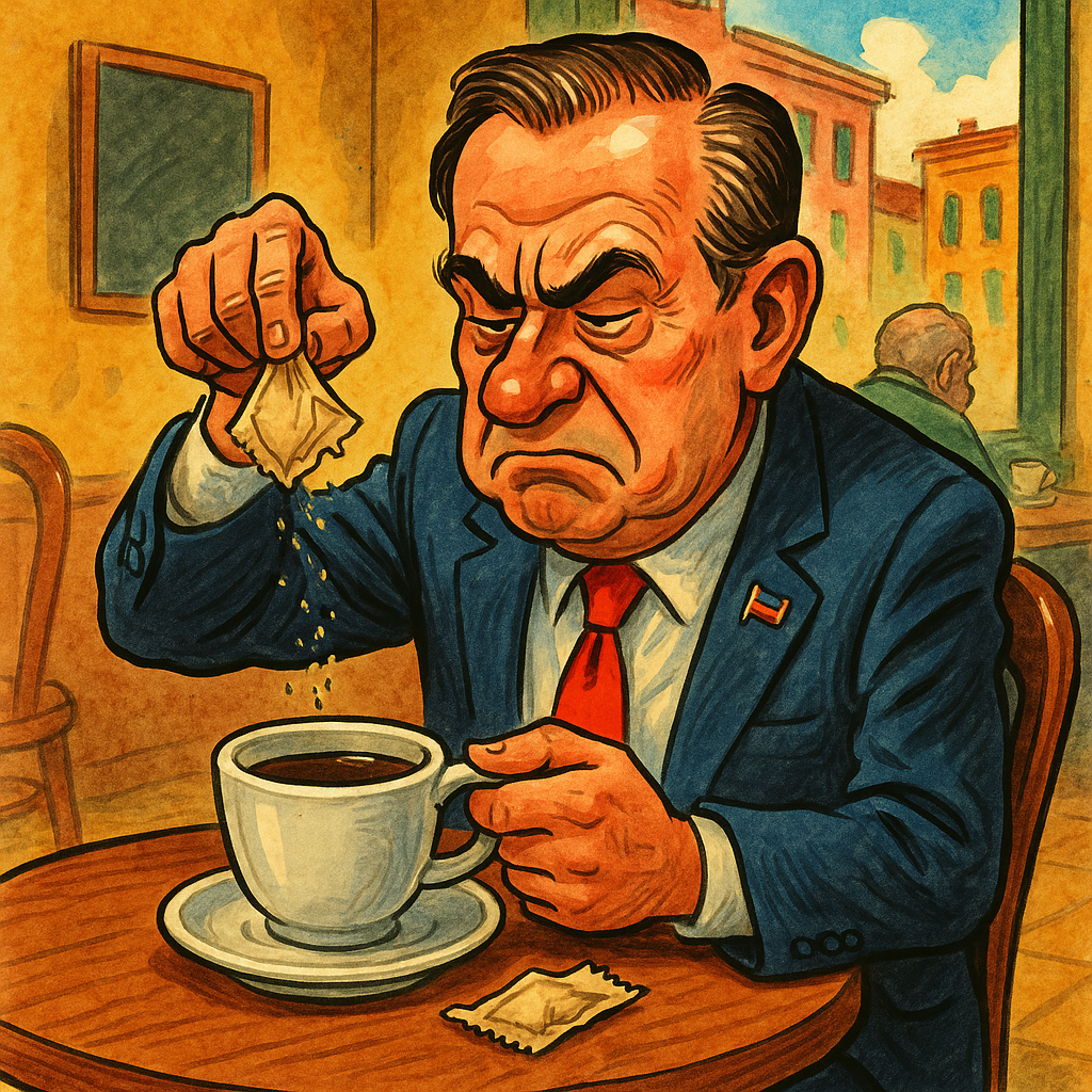 Cuando la política se toma un café... y se queda sin azúcar
