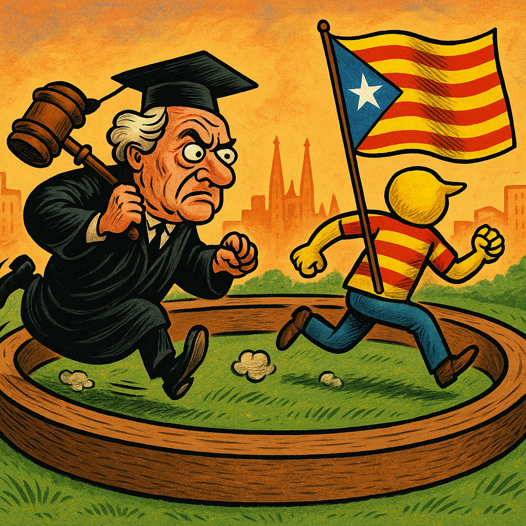 Cuando la ley es más lenta que un lunes sin café: Cataluña y la independencia en bucle eterno