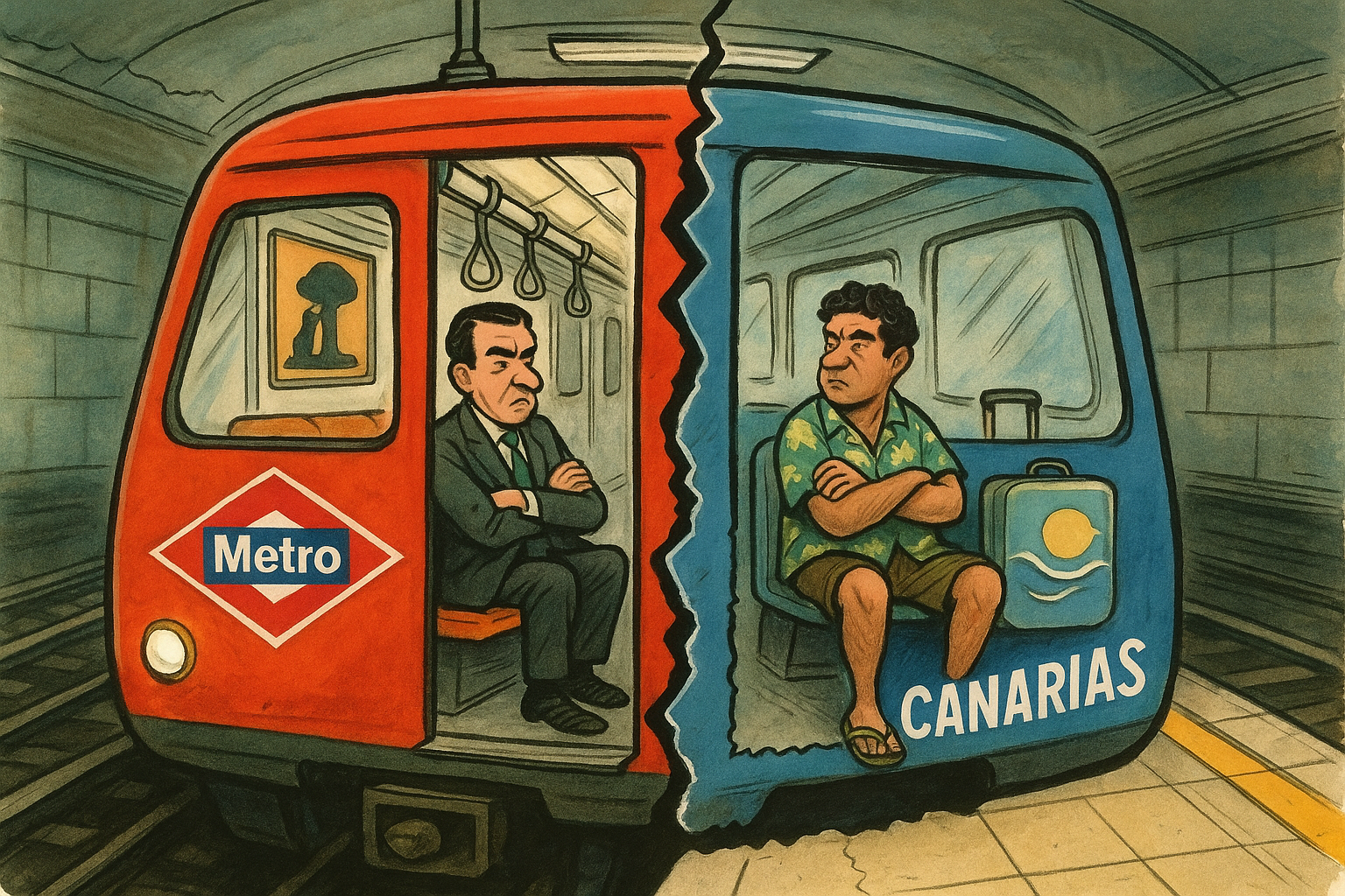 ¿MetroCanarias? Cuando Madrid y las Islas se suben al mismo vagón… ¡a medias!