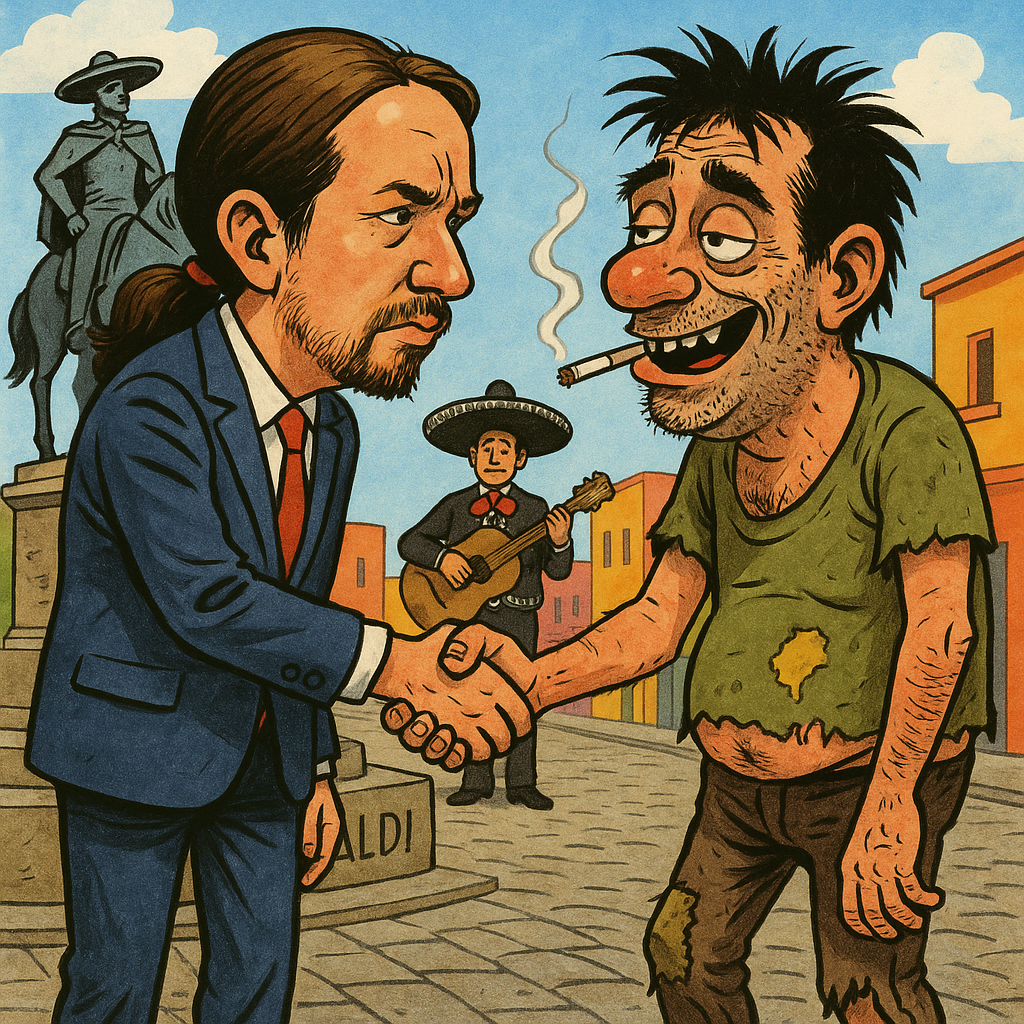 Cuando Iglesias y la escoria laboral se dan la mano en Garibaldi
