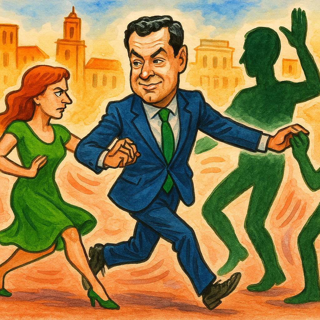Juanma Moreno: Entre el baile con Vox y la coreografía de la centralidad