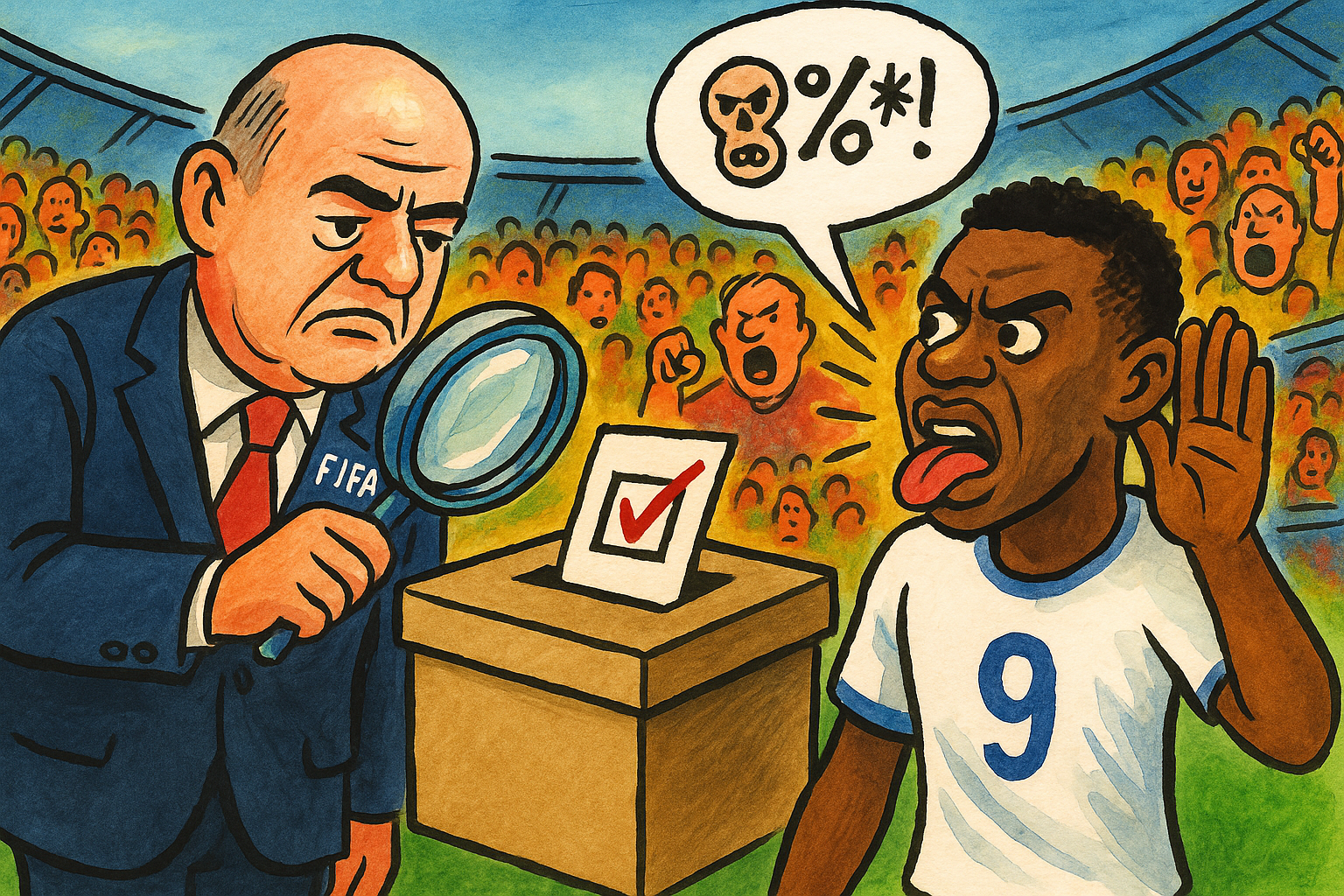 Cuando la política se hace viral: FIFA investiga insultos racistas en el Mundial, ¿democracia en juego o solo malos modales futbolísticos?